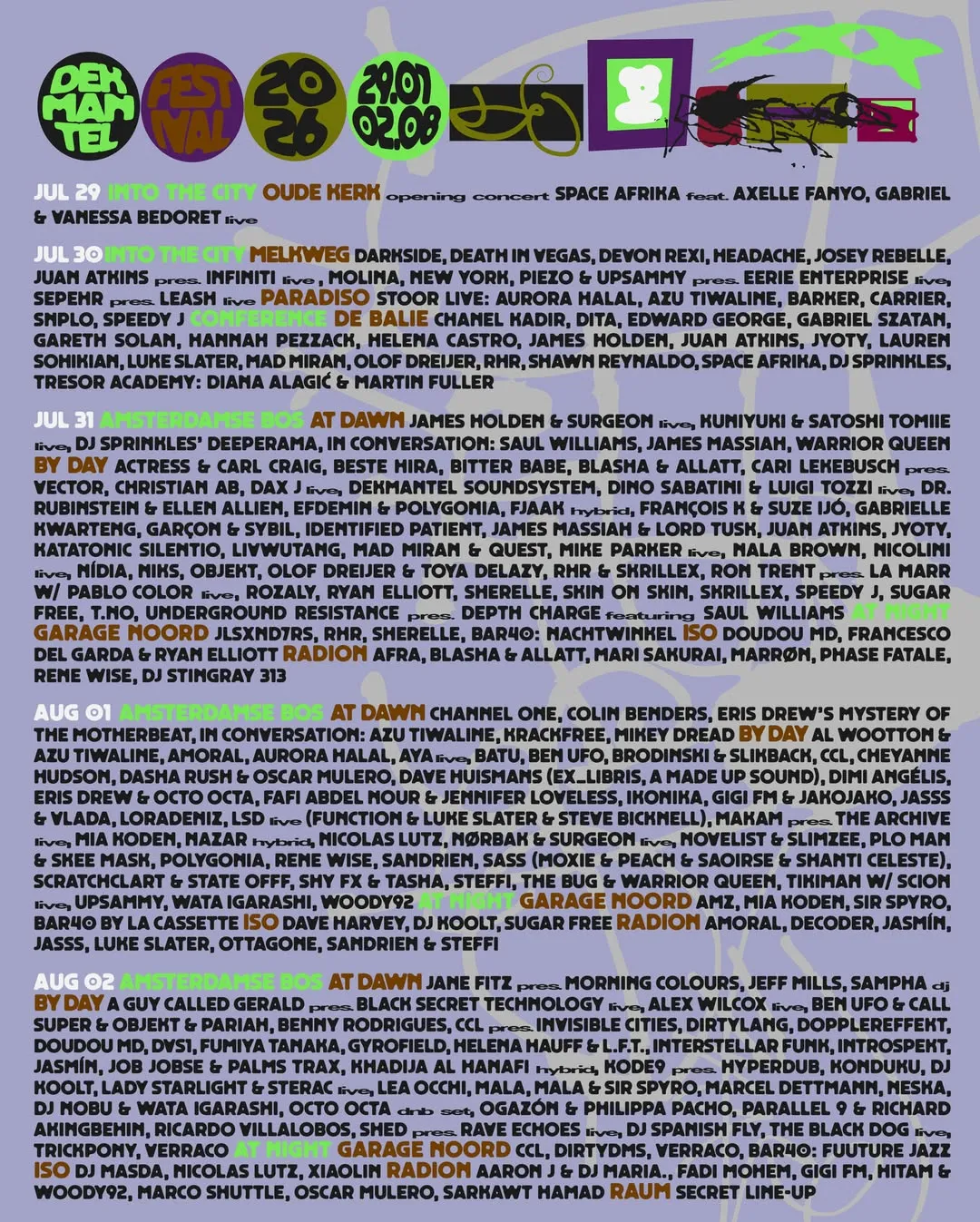 Lineup