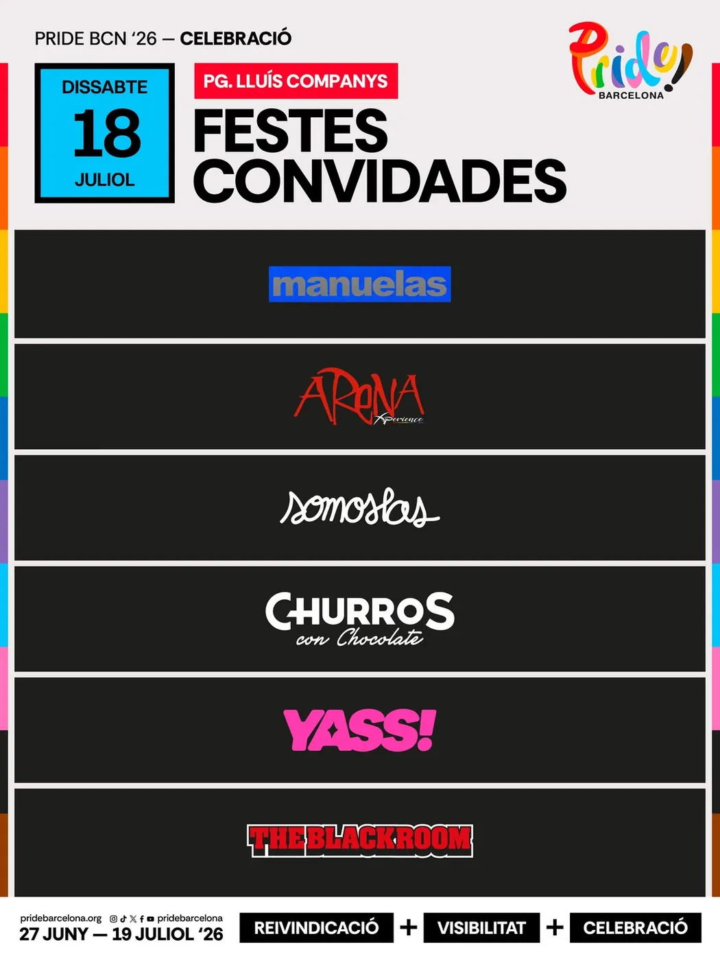 Sat · Festes convidades